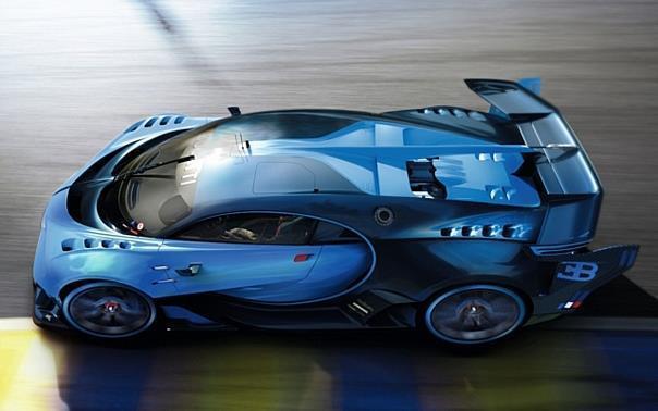 Bugatti Vision Gran Turismo in Le Mans